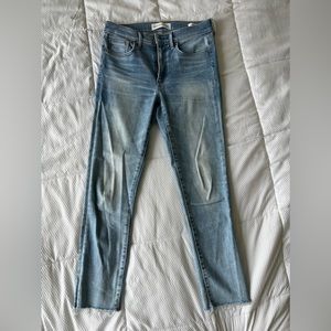 Denim Forum The Nico Mid Rise Skinny Crop